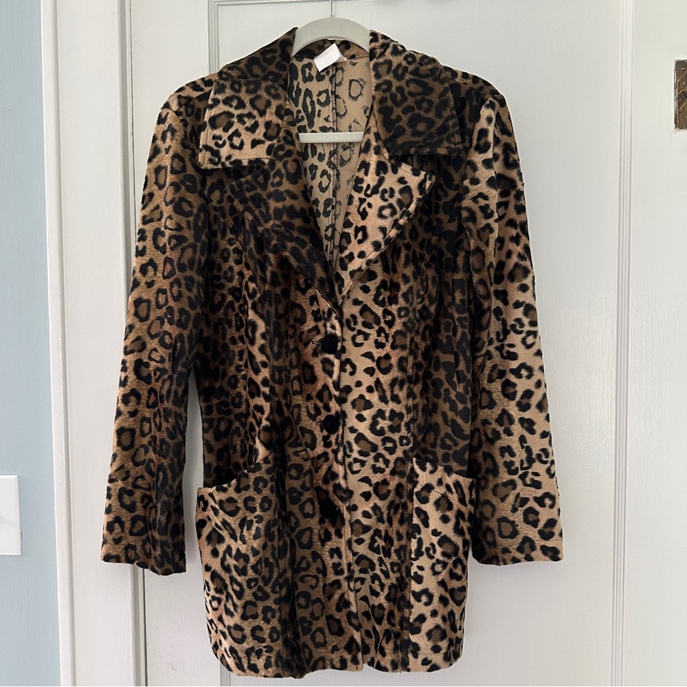 Vintage Fredrick’s of Hollywood Leopard Print Women's Coat